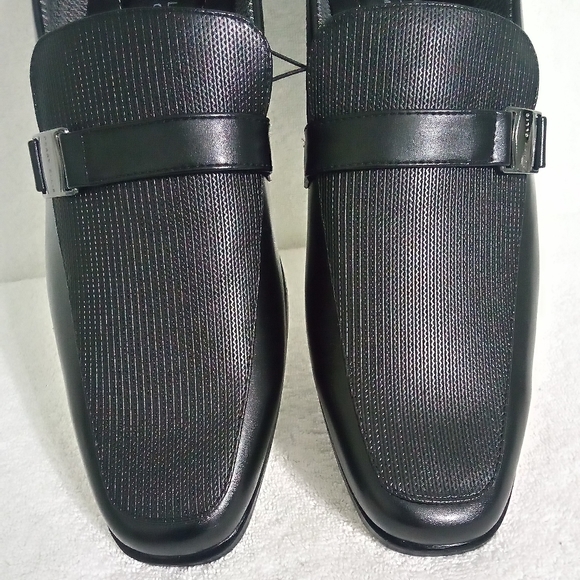 PERRY ELLIS PORTFOLIO JUSTIN LOAFERS MENS | SIZE 11.5 | BLACK - Picture 1 of 12